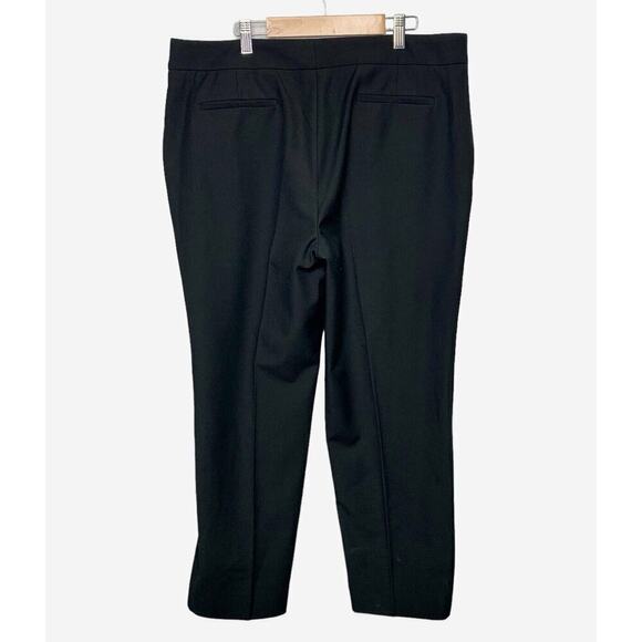 Talbots Heritage Pleated Slim Straight Dress Pant Womens Size 16P Black NWT $109 - Picture 8 of 9